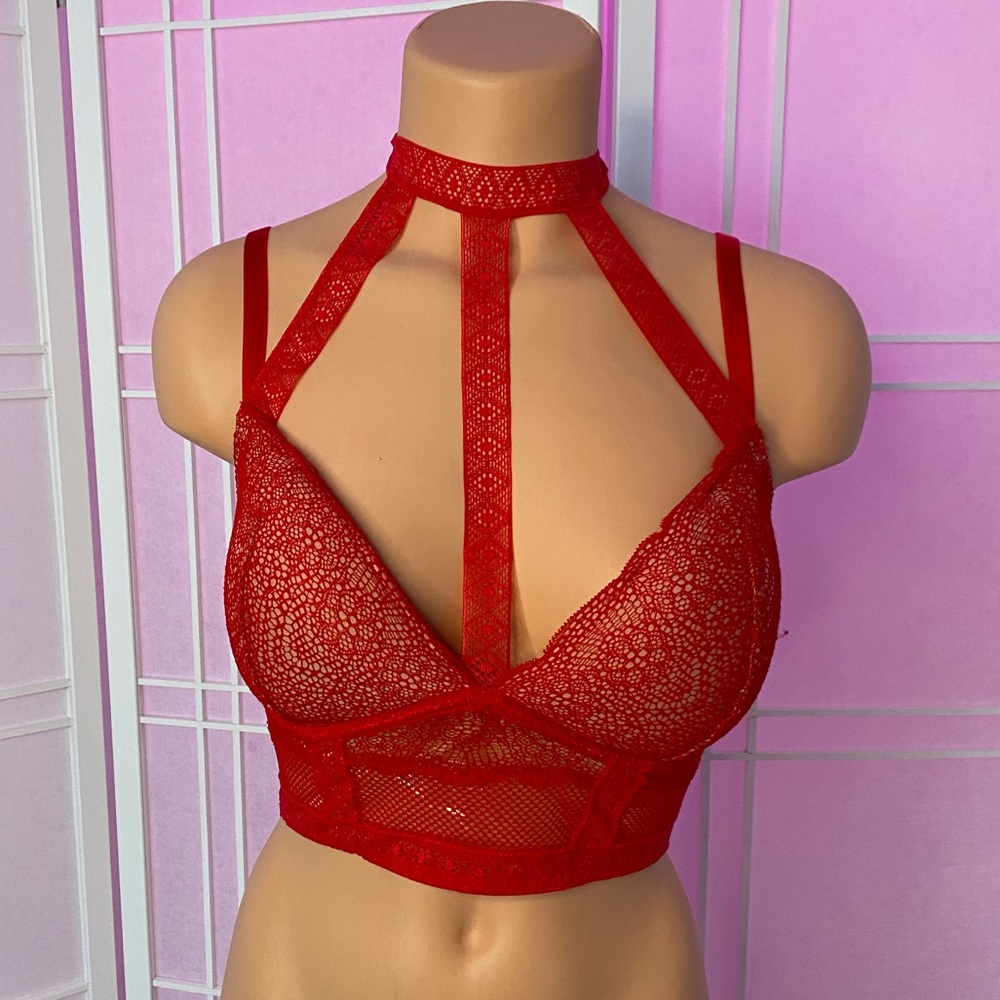Victoria’s Secret Red Lace Bra